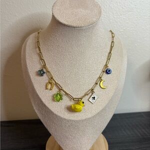 Handmade “Lucky Duck” Charm Necklace